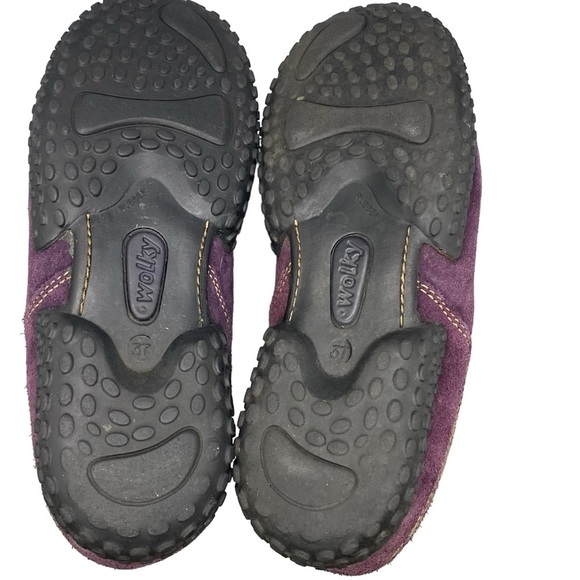 Wolky Crossfeet Style 1955 Purple Comfort Walking Shoe Rubber Sole Suede EU 37‎ - Picture 9 of 14